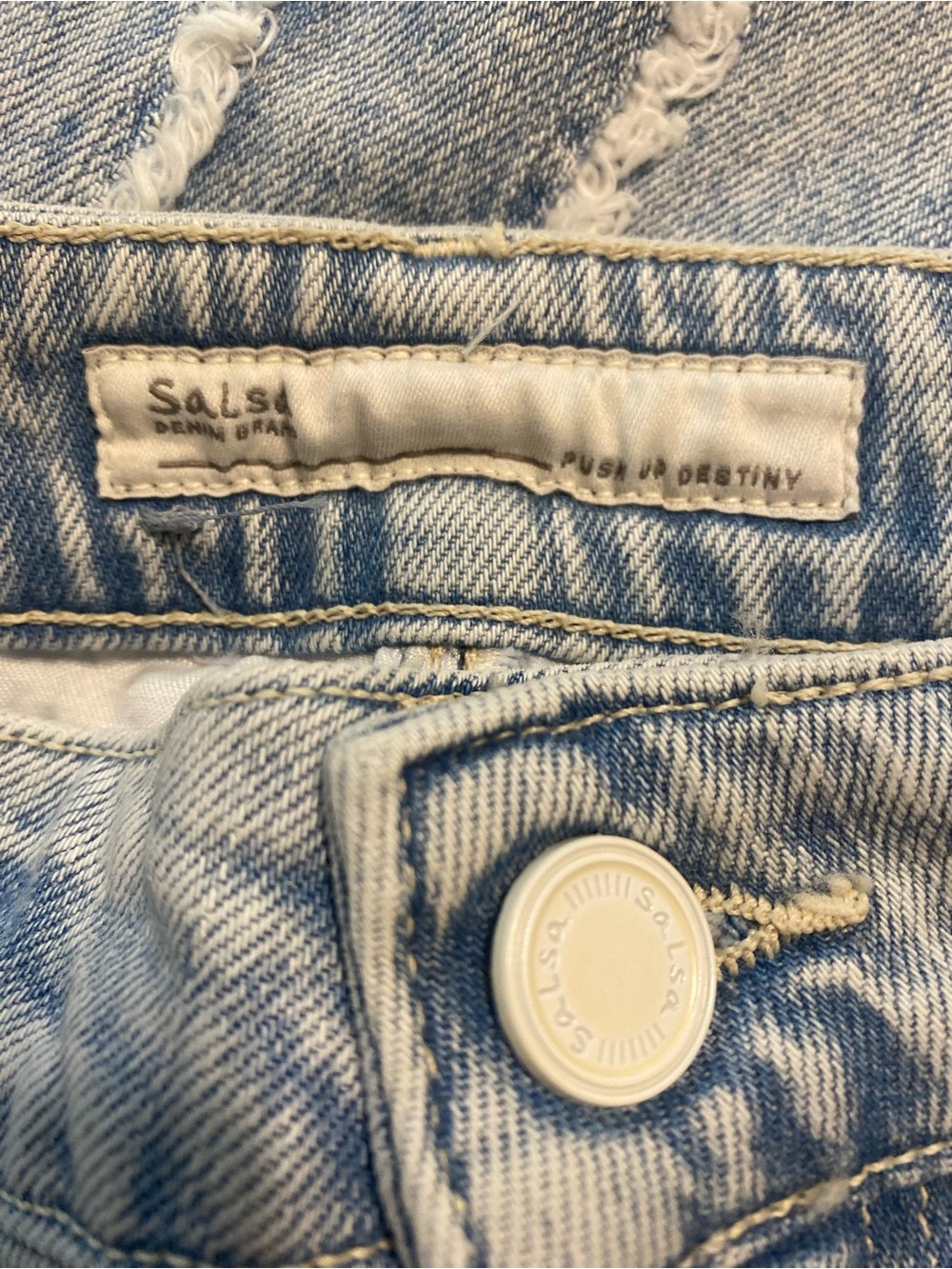 NWT Salsa Jeans x Luís Carvalho Push Up Destiny Flare Jeans Limited Edition SZ31 - Picture 10 of 16